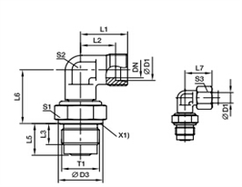 DVWE-M 90°滑動軸承旋轉(zhuǎn)接頭、parker球閥、PARKER卡套接頭