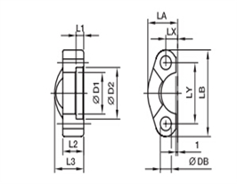 FHS SAE 對(duì)開(kāi)法蘭片、parker球閥、PARKER卡套接頭